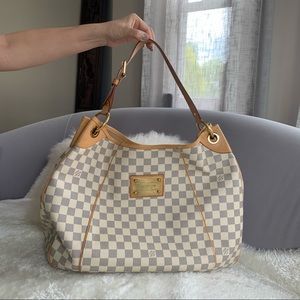 LOUIS VUITTON / LV GALLIERA DAMIER AZUR HOBO BAG